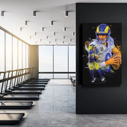 Matthew Stafford Rams Canvas Print | Los Angeles Football Wall Art