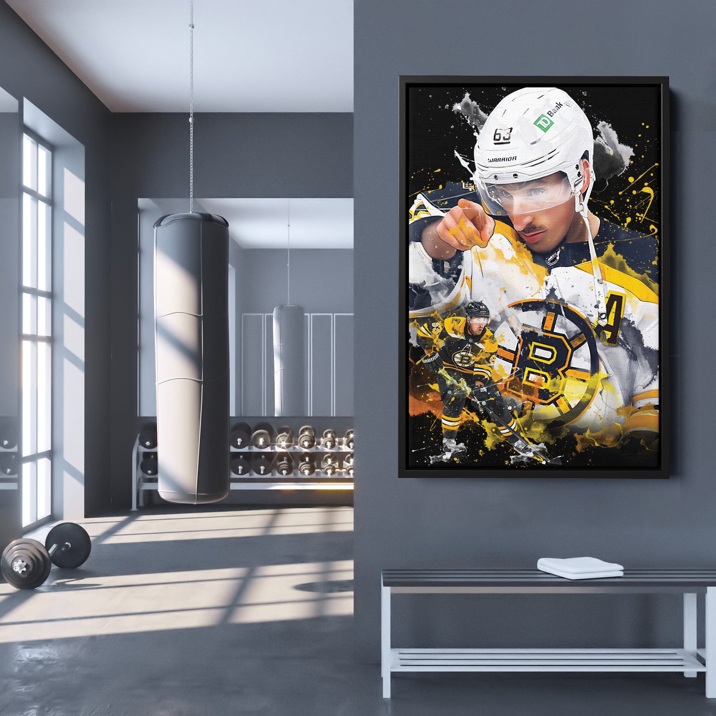 Brad Marchand Boston Bruins Canvas Print | NHL Hockey Wall Art