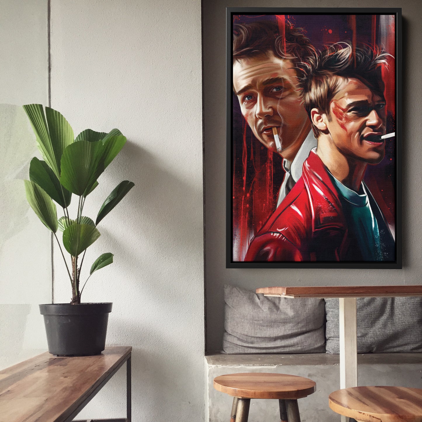 Fight Club Cult Movie Canvas Print | Iconic Film Wall Art