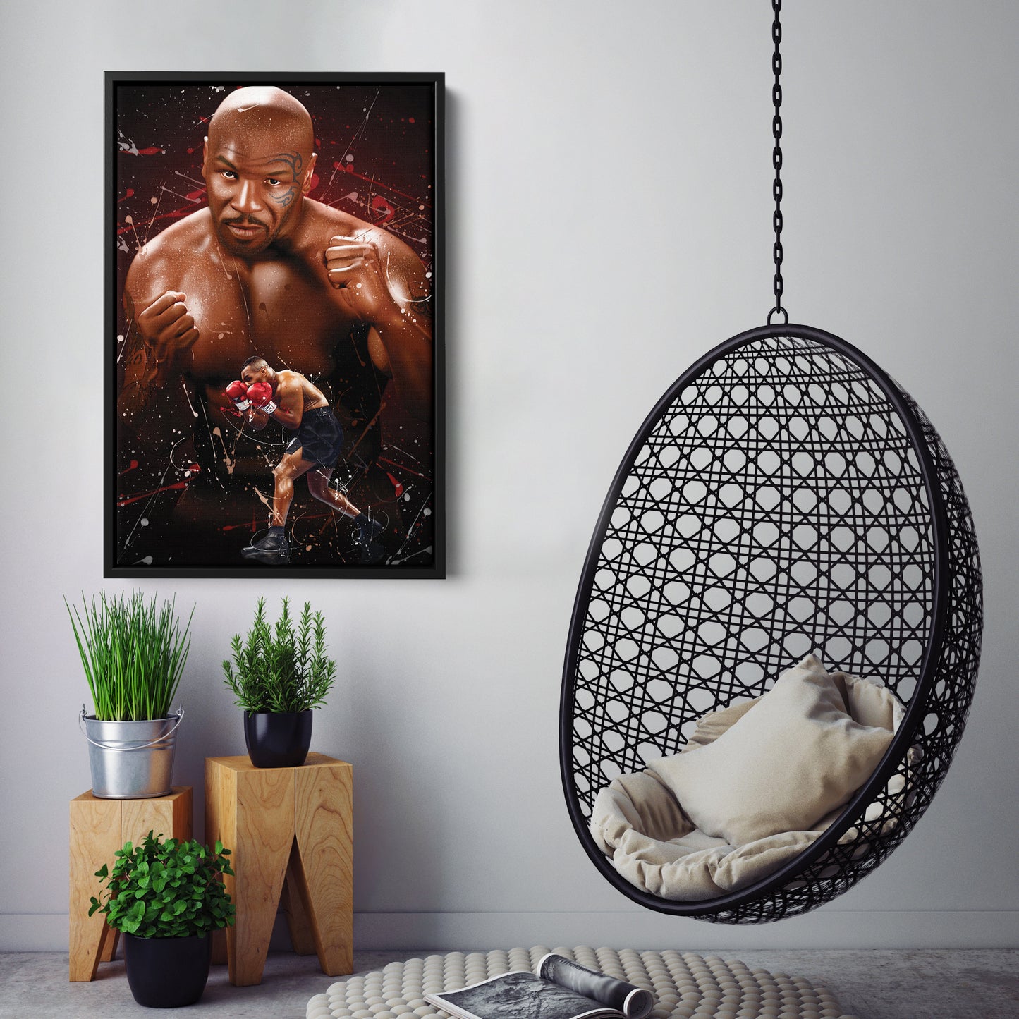 Mike Tyson Canvas Print | Boxing Legend Wall Art