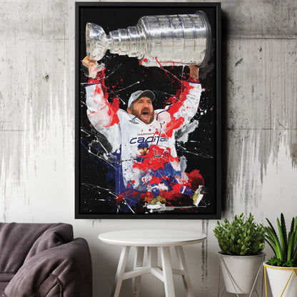 Alexander Ovechkin Washington Capitals Canvas Print | NHL Hockey Wall Art