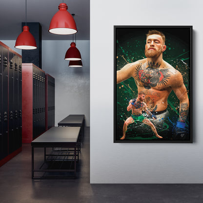 Conor McGregor "The Notorious" Canvas Print | UFC MMA Wall Art