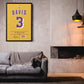 Anthony Davis Lakers Jersey Art