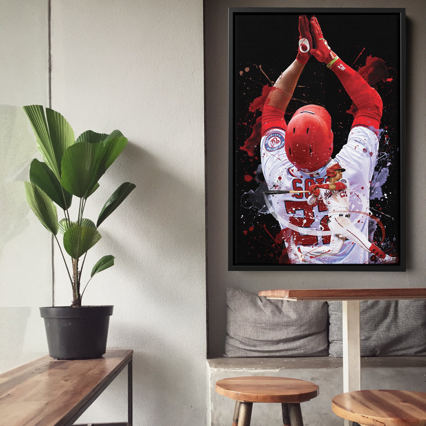 Juan Soto Nationals Canvas Print | Washington Baseball Wall Art