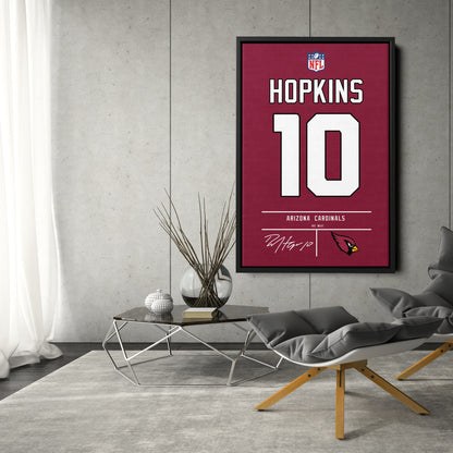 DeAndre Hopkins Cardinals Jersey Canvas Print | Wall Art Decor