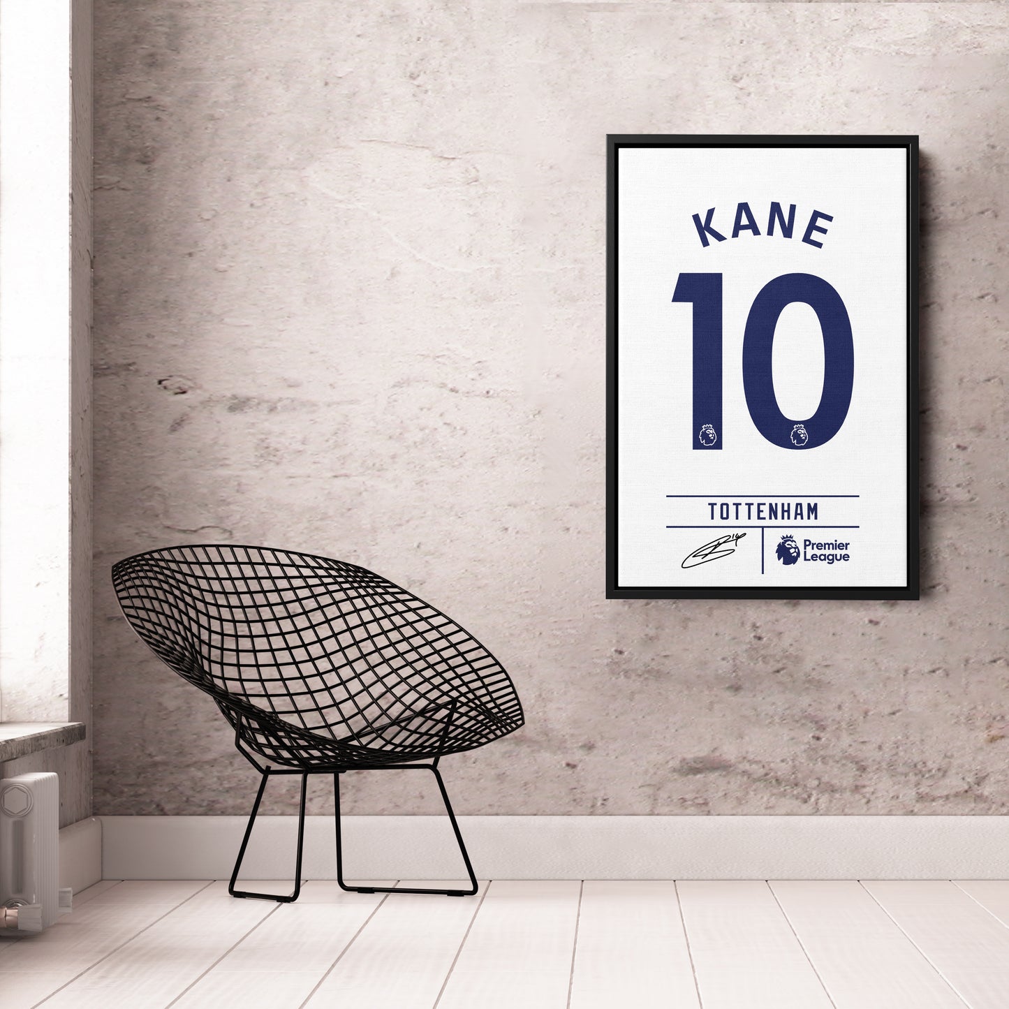 Harry Kane Tottenham Hotspur Jersey Canvas Print | Wall Art Decor