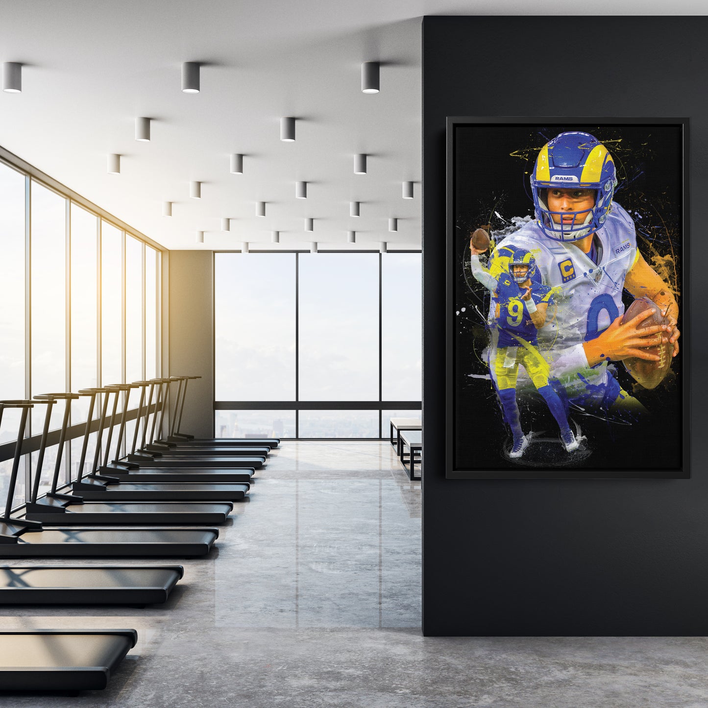 Matthew Stafford Rams Canvas Print | Los Angeles Football Wall Art