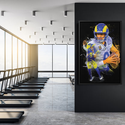 Matthew Stafford Rams Canvas Print | Los Angeles Football Wall Art
