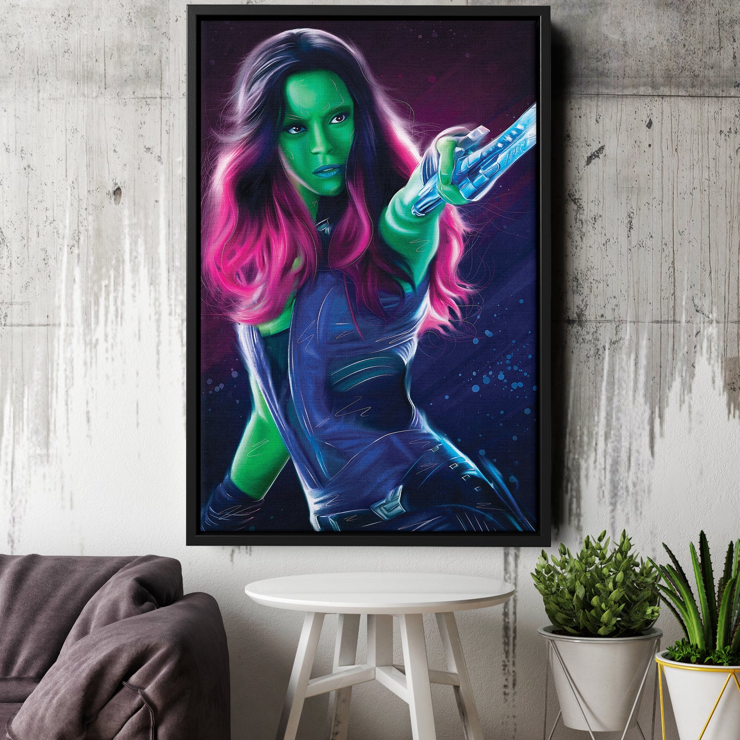 Gamora Canvas Print | Marvel Guardians of the Galaxy Wall Art