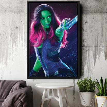 Gamora Canvas Print | Marvel Guardians of the Galaxy Wall Art