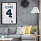 Lou Gehrig Yankees Jersey Art