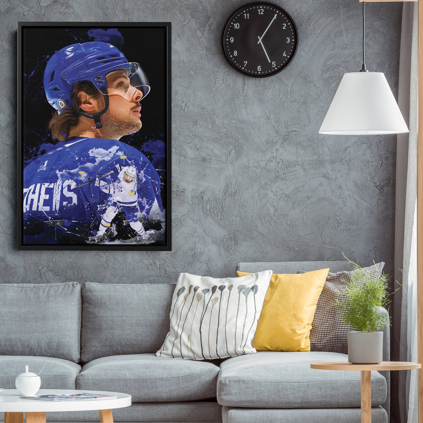 Auston Matthews Toronto Maple Leafs Canvas Print | NHL Hockey Wall Art