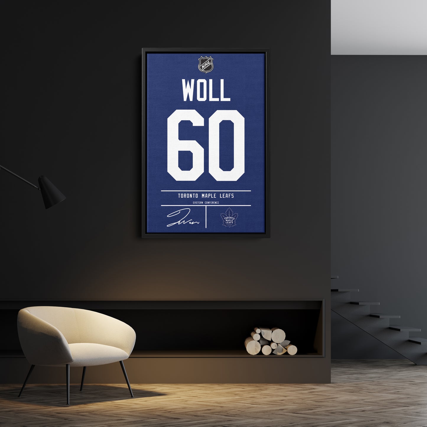 Joseph Woll Maple Leafs Jersey Canvas Print | Wall Art Decor