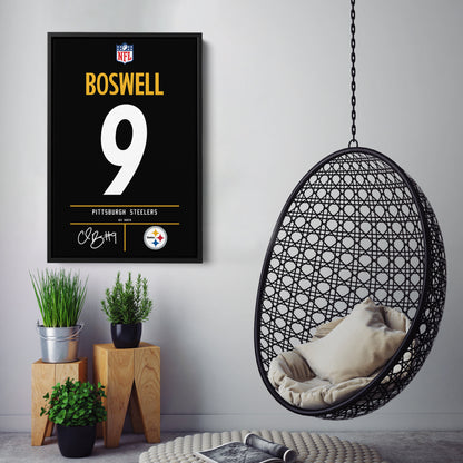 Chris Boswell Pittsburgh Steelers Jersey Canvas Wall Art