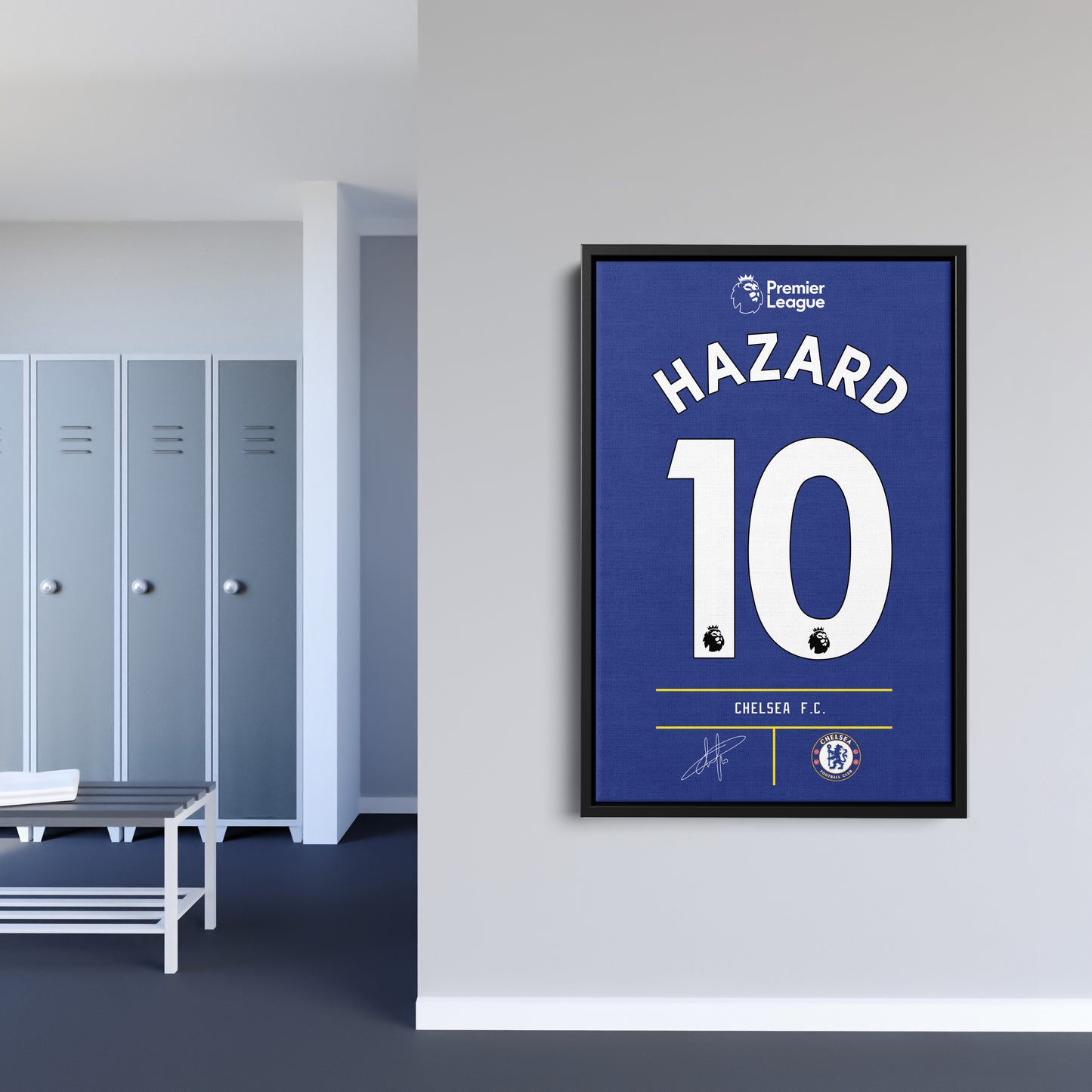 Eden Hazard Chelsea Jersey Canvas Print | Wall Art Decor