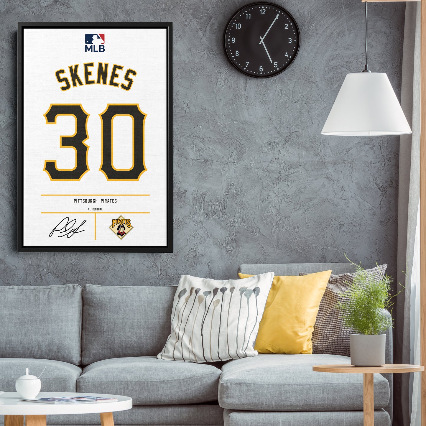 Paul Skenes Pirates Jersey Canvas Print | Wall Art Decor