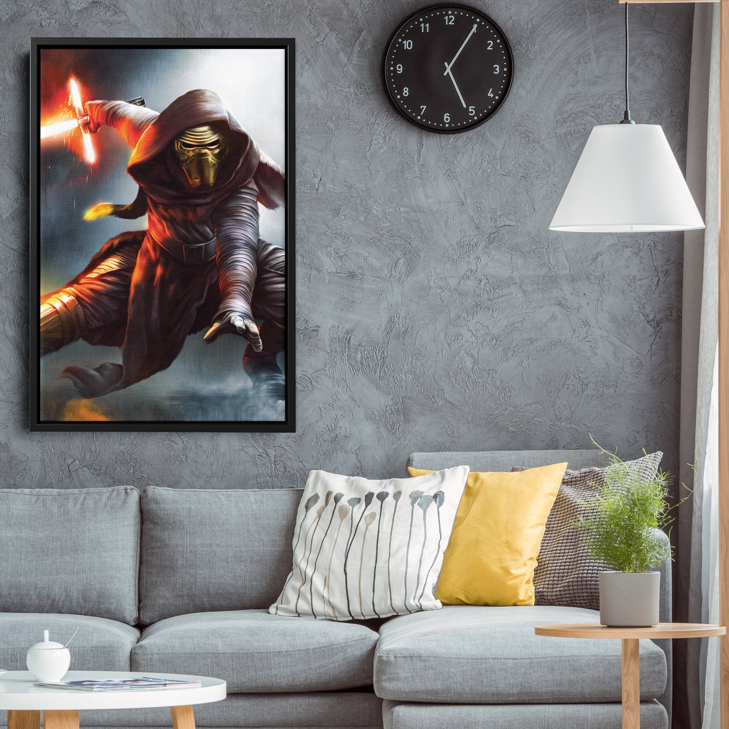 Kylo Ren Canvas Print | Star Wars Sith Warrior Wall Art