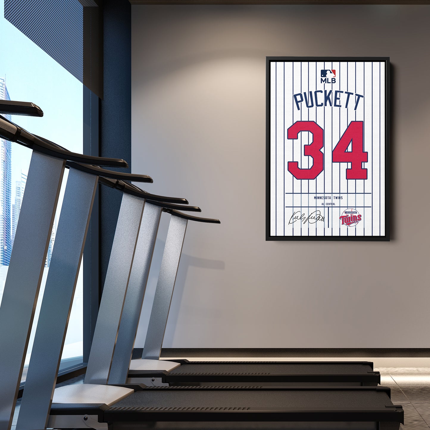 Kirby Puckett Twins Jersey Canvas Print | Wall Art Decor