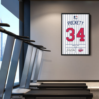 Kirby Puckett Twins Jersey Canvas Print | Wall Art Decor