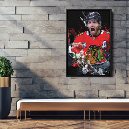 Patrick Kane Chicago Blackhawks Canvas Print | NHL Hockey Wall Art