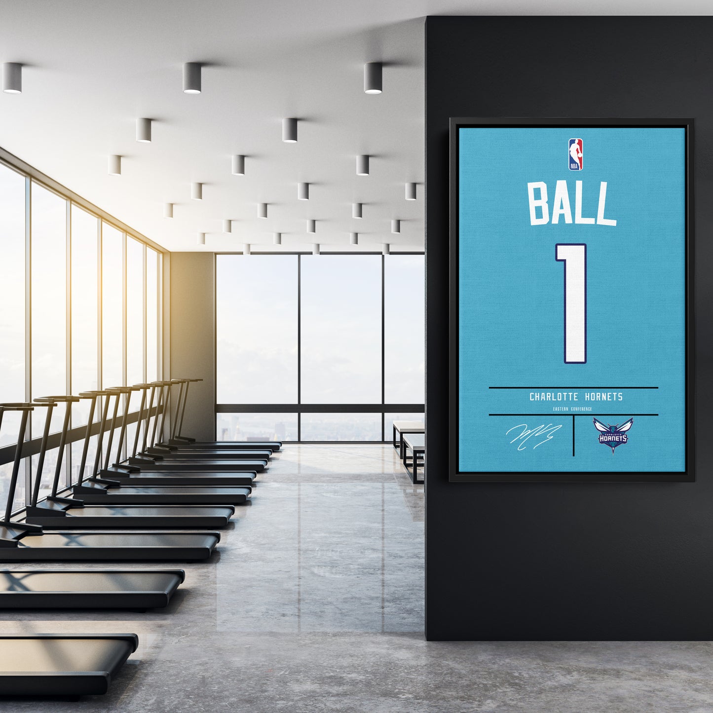 LaMelo Ball Hornets Jersey Canvas Print | Wall Art Decor