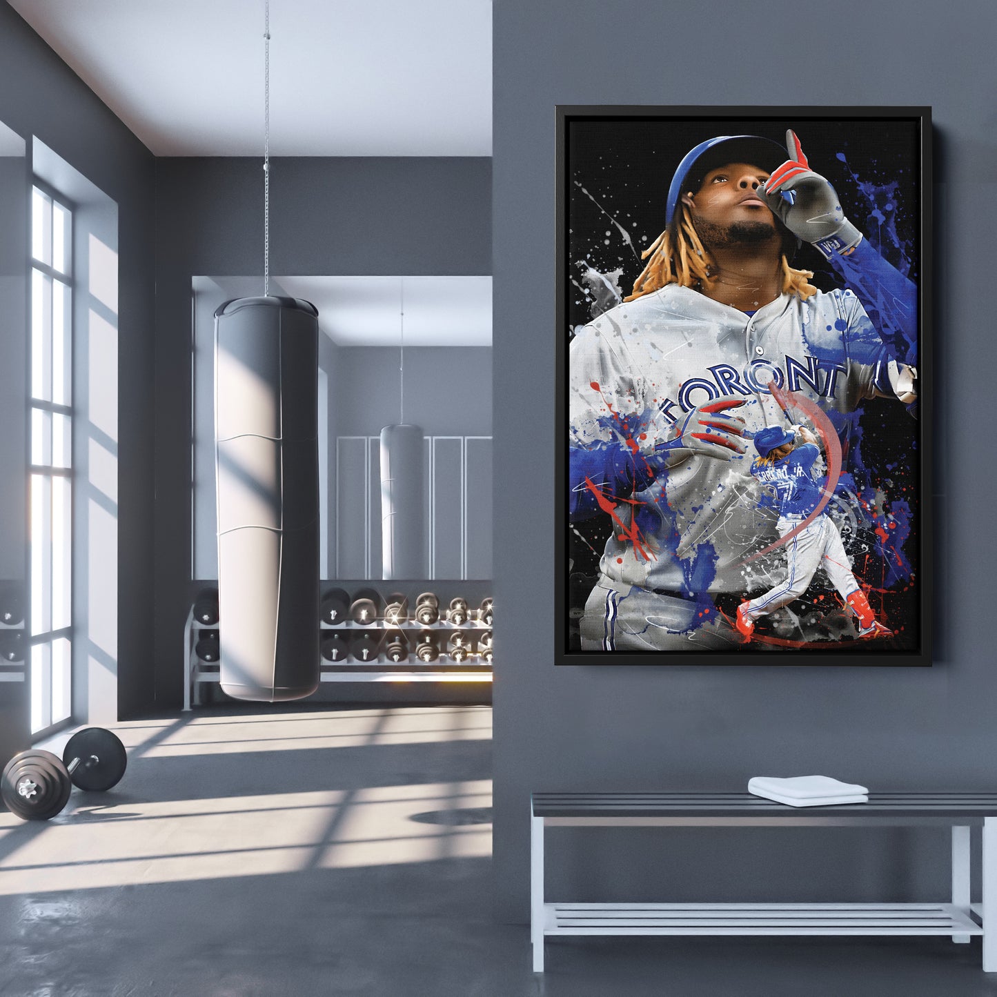 Vladimir Guerrero Jr. Blue Jays Canvas Print | Toronto Baseball Wall Art