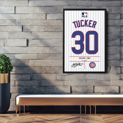 Kyle Tucker Chicago Cubs Jersey Canvas Wall Art