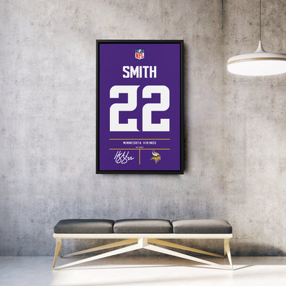 Harrison Smith Minnesota Vikings Jersey Canvas Wall Art