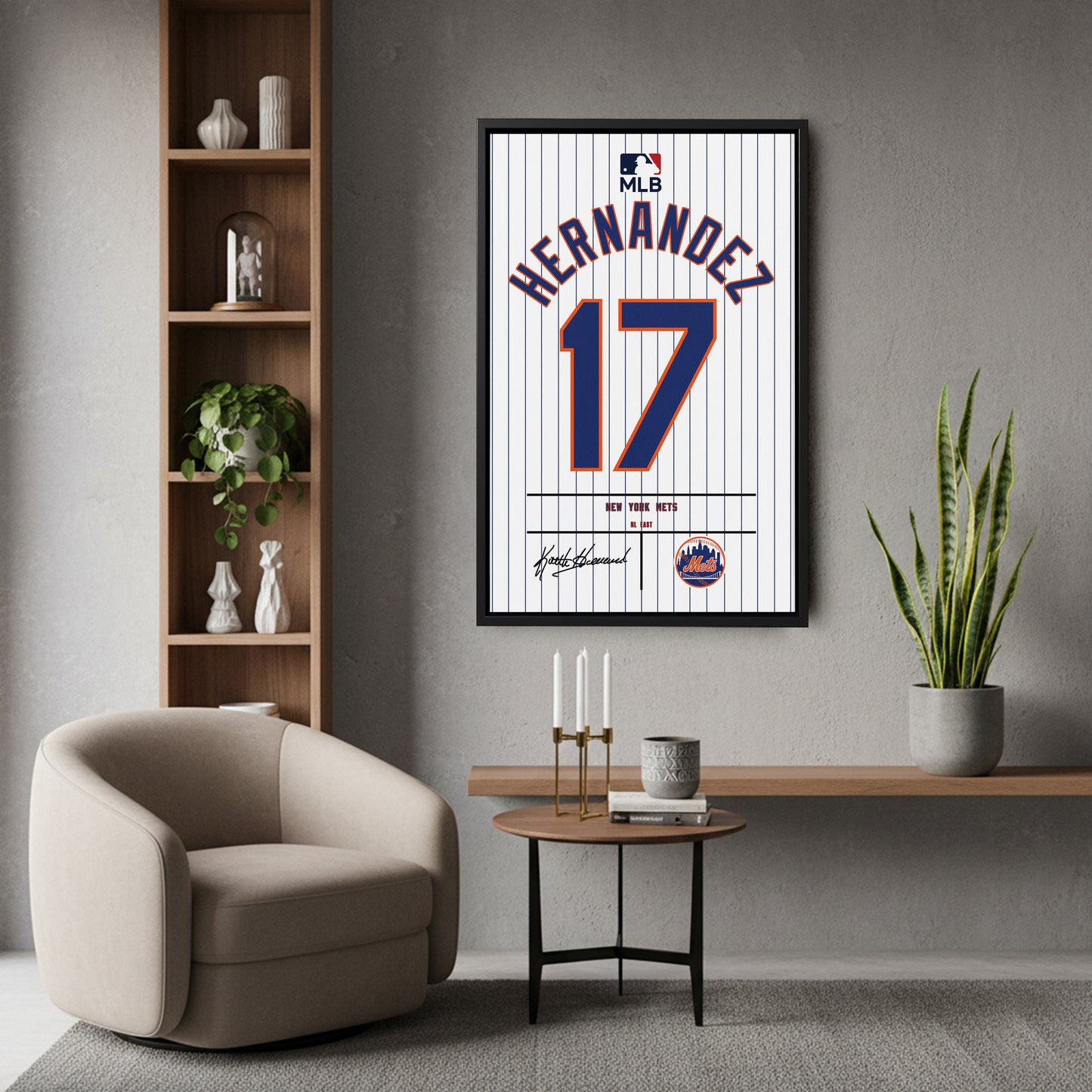 Keith Hernandez New York Mets Jersey Canvas Wall Art