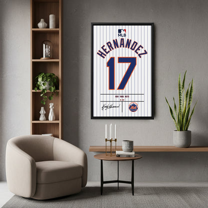 Keith Hernandez New York Mets Jersey Canvas Wall Art