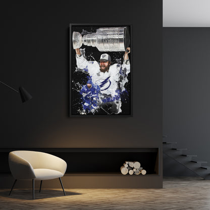 Nikita Kucherov Tampa Bay Lightning Canvas Print | NHL Hockey Wall Art