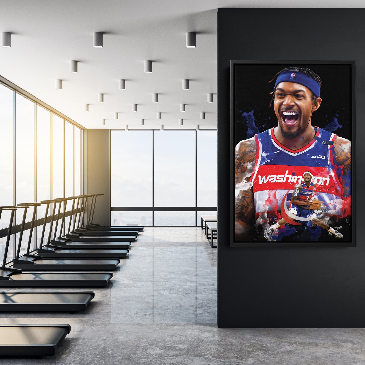 Bradley Beal Wizards Canvas Print | Washington Basketball Wall Art