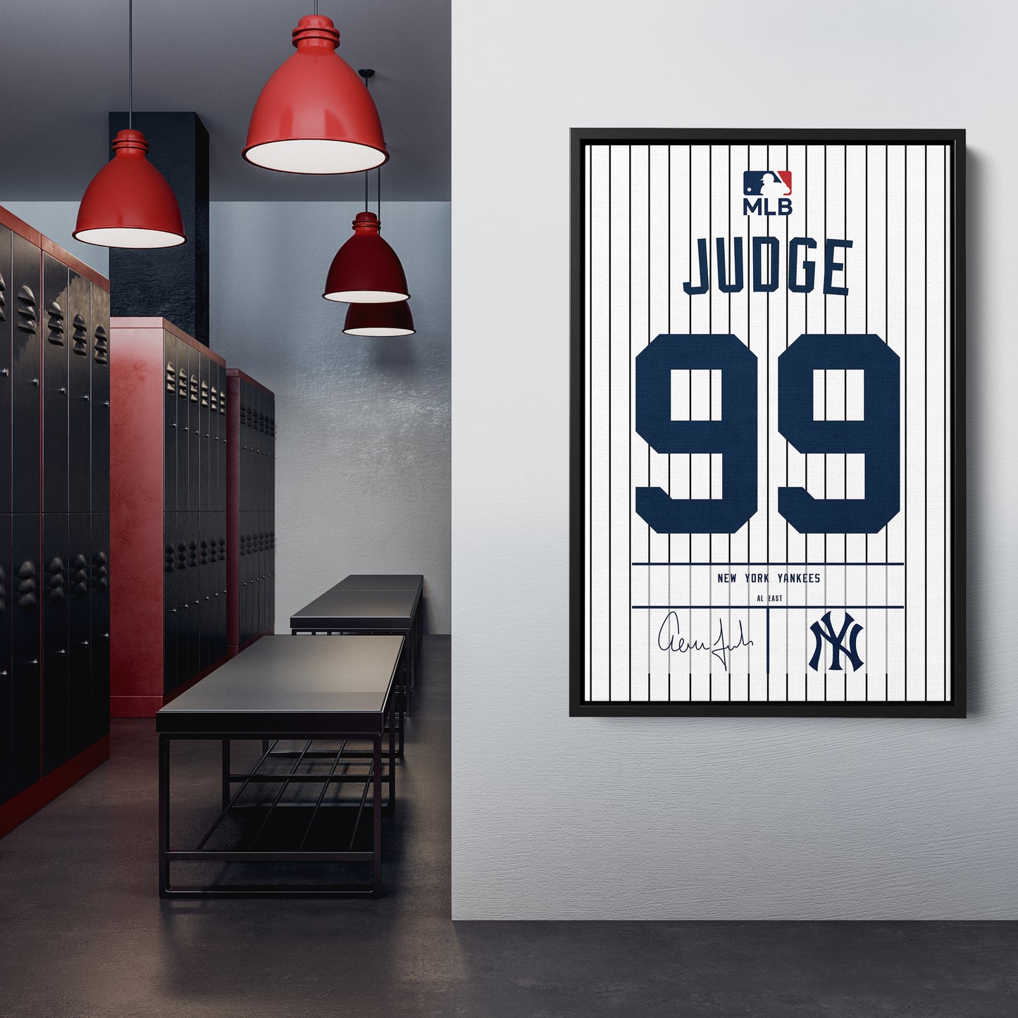 Aaron Judge Yankees Jersey Canvas Print | Wall Art Decor