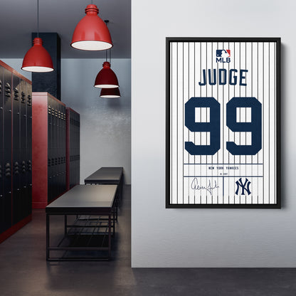 Aaron Judge Yankees Jersey Canvas Print | Wall Art Decor