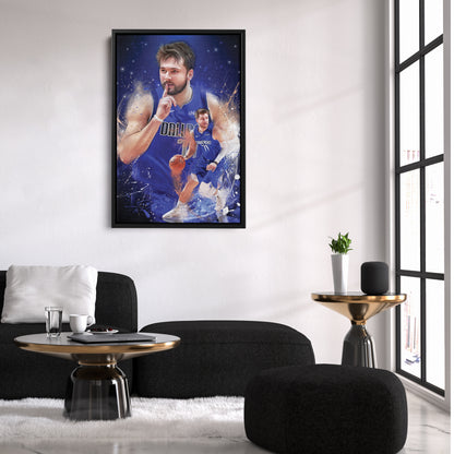 Luka Doncic Canvas Print | Dallas Mavericks Wall Art Decor
