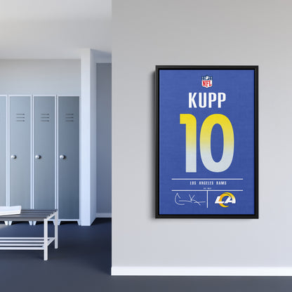 Cooper Kupp Rams Jersey Canvas Print | Wall Art Decor