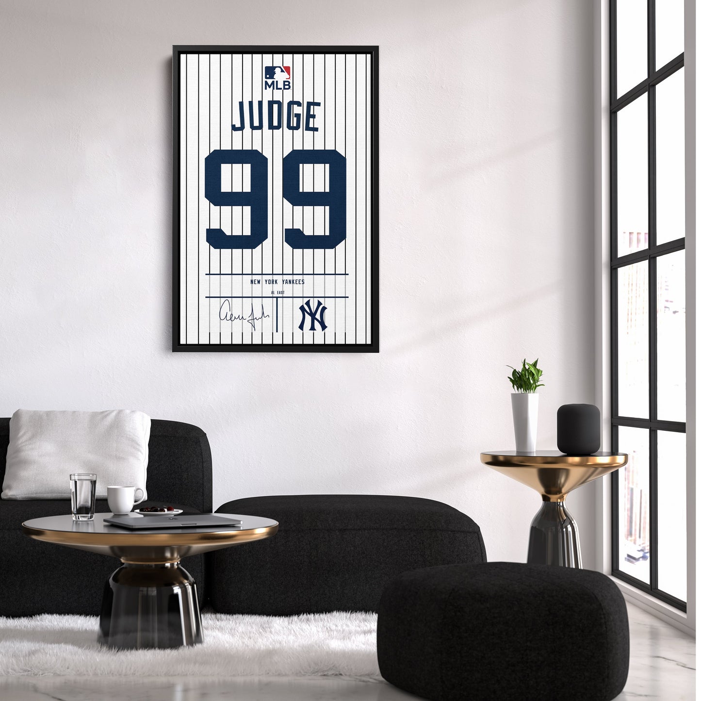 Aaron Judge Yankees Jersey Canvas Print | Wall Art Decor