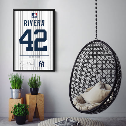 Mariano Rivera Yankees Jersey Canvas Print | Wall Art Decor