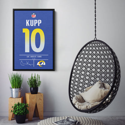 Cooper Kupp Rams Jersey Canvas Print | Wall Art Decor