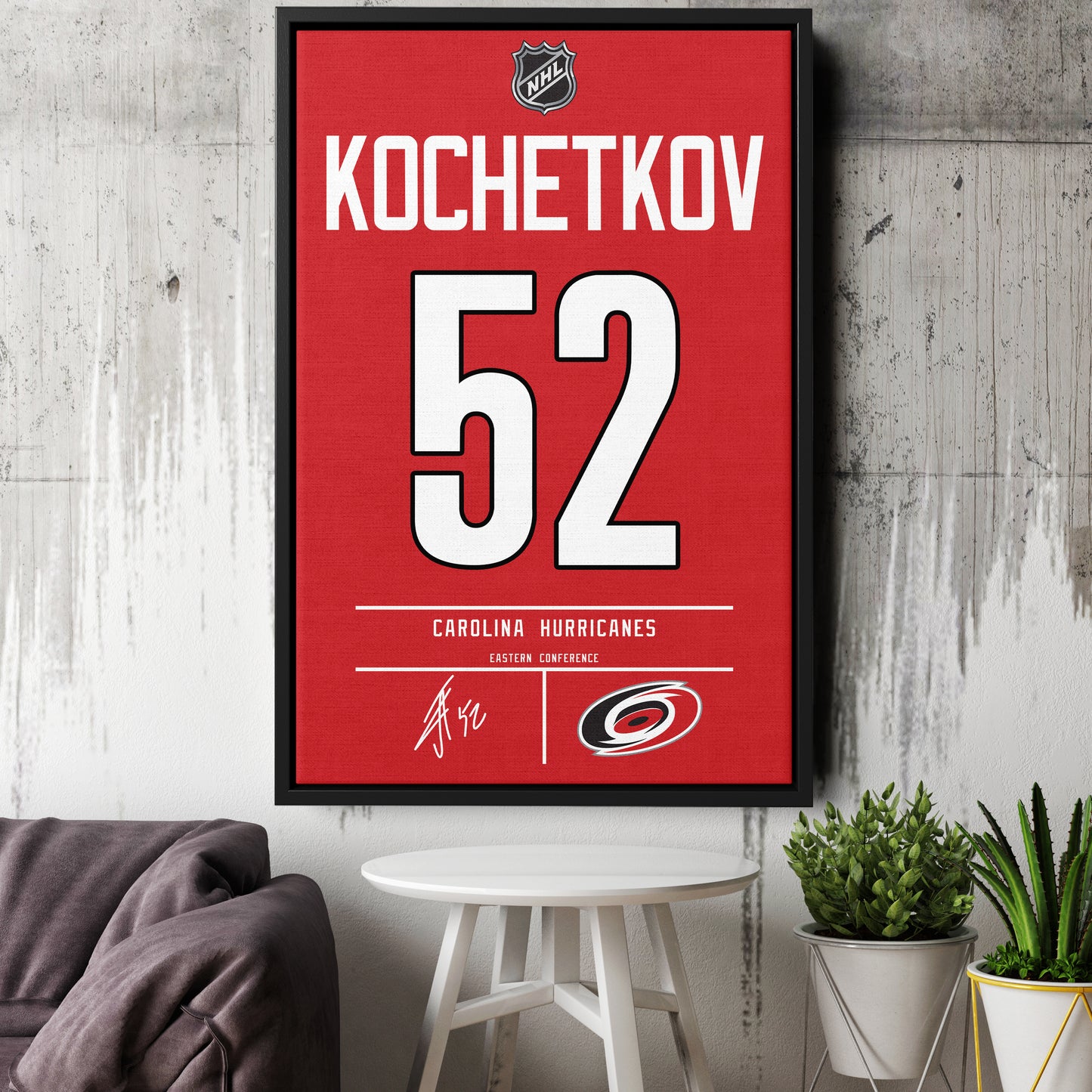 Pyotr Kochetkov Hurricanes Jersey Canvas Print | Wall Art Decor