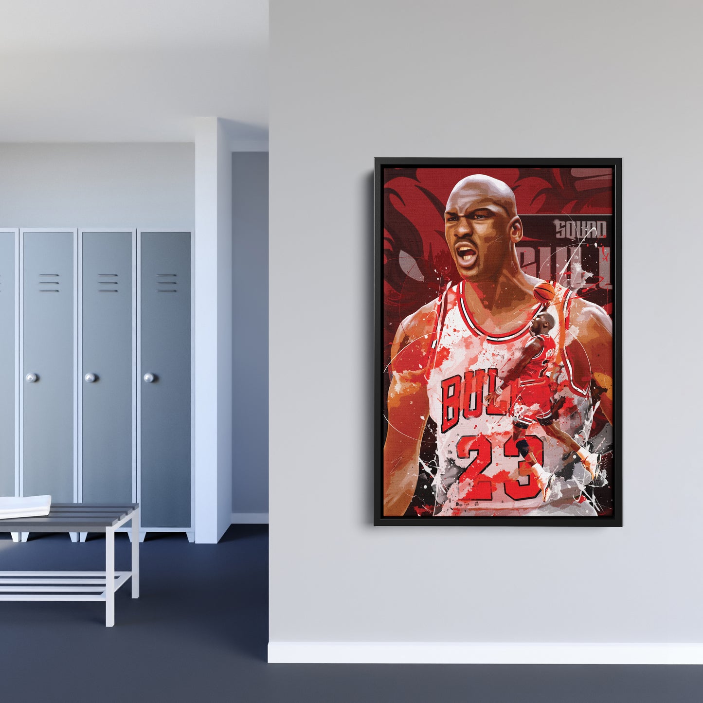 Michael Jordan Bulls Canvas Print | Chicago Basketball Wall Art