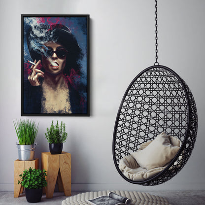 Fight Club Marla Singer Canvas Print | Cult Movie Wall Art