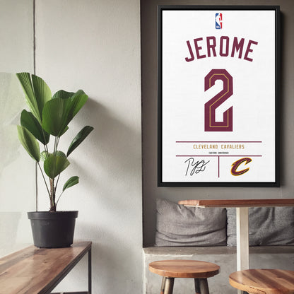Ty Jerome Cavaliers Jersey Canvas Print | Wall Art Decor