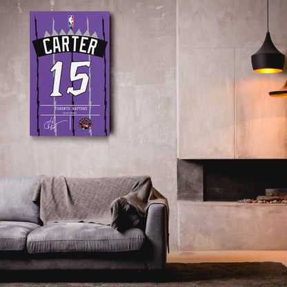 Vince Carter Raptors Jersey Canvas Print | Wall Art Decor