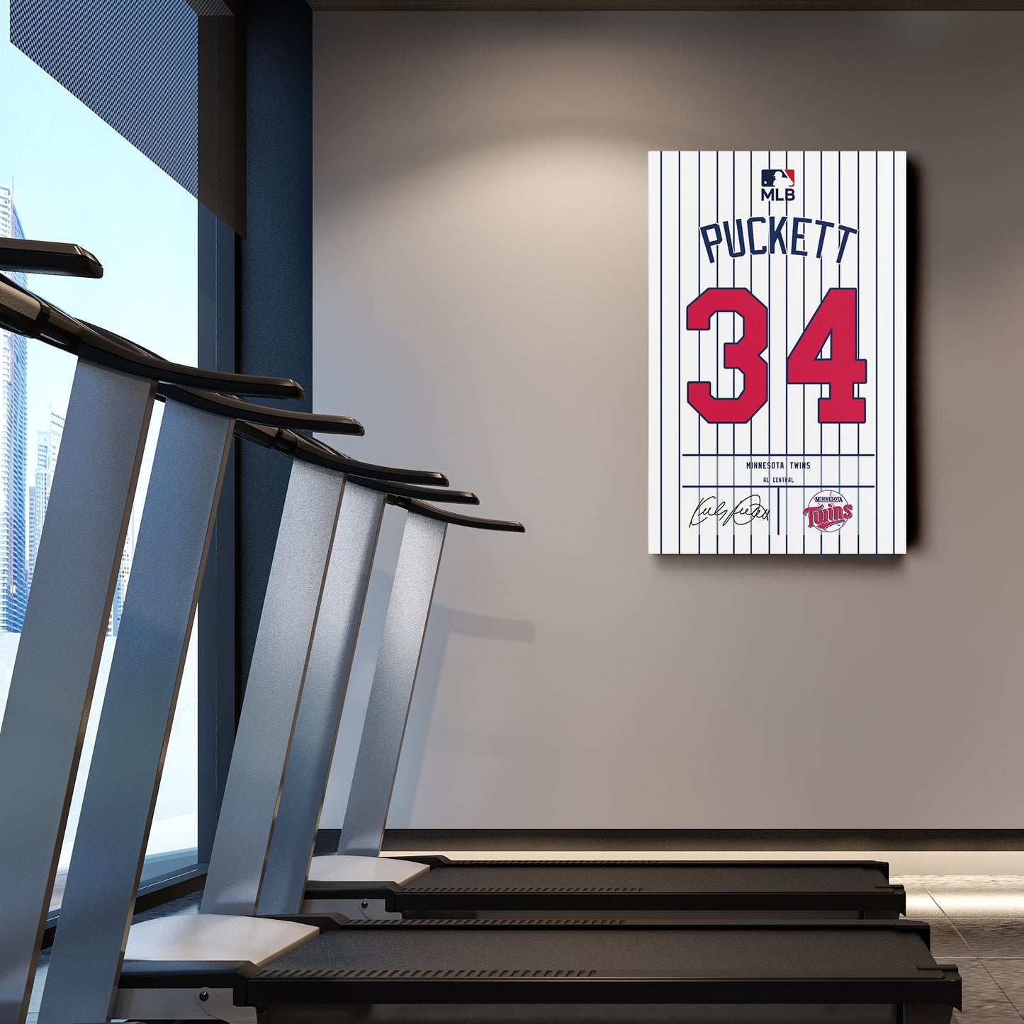 Kirby Puckett Twins Jersey Canvas Print | Wall Art Decor