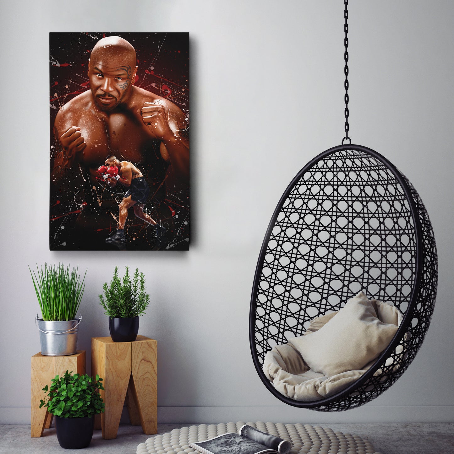 Mike Tyson Canvas Print | Boxing Legend Wall Art