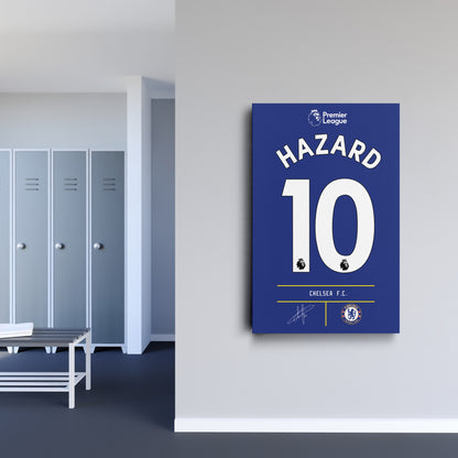 Eden Hazard Chelsea Jersey Canvas Print | Wall Art Decor