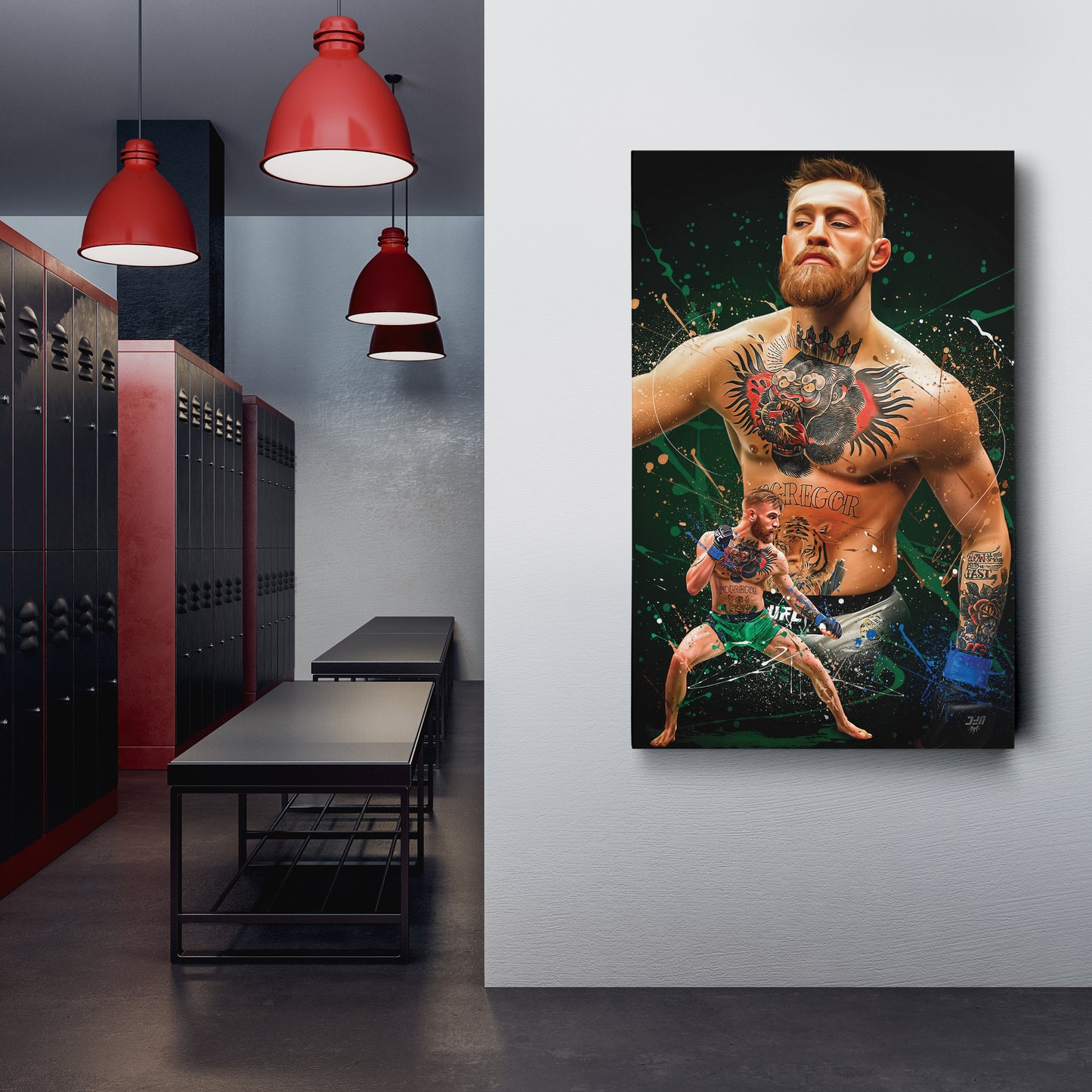 Conor McGregor "The Notorious" Canvas Print | UFC MMA Wall Art