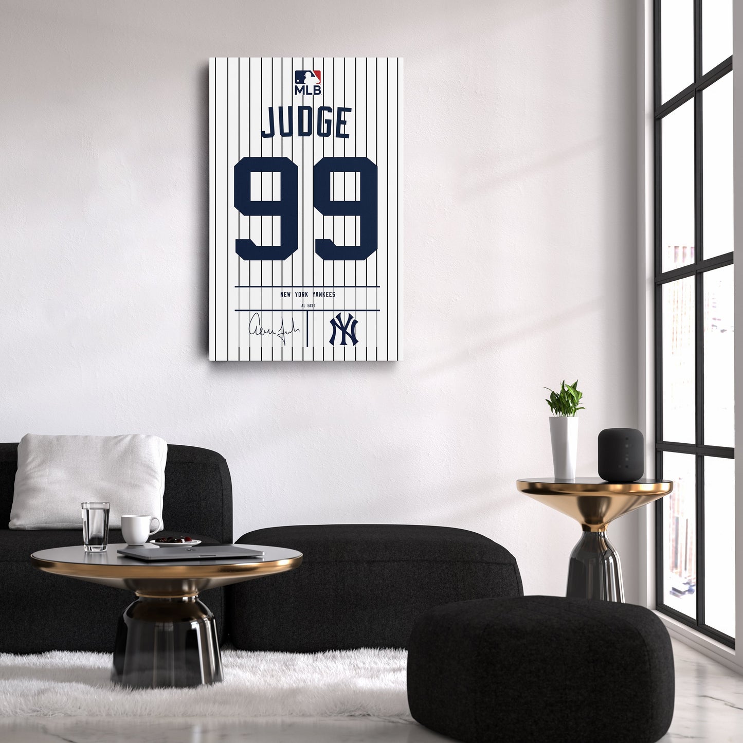 Aaron Judge Yankees Jersey Canvas Print | Wall Art Decor