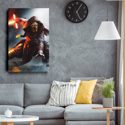 Kylo Ren Canvas Print | Star Wars Sith Warrior Wall Art